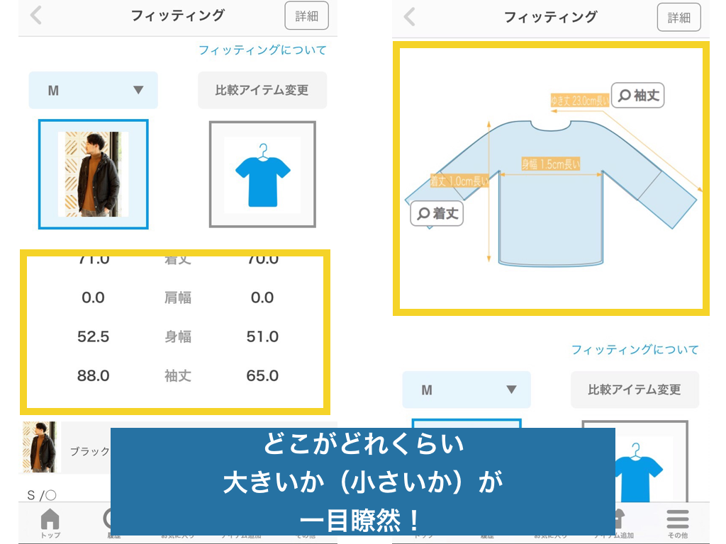 フィッティングアプリFITTEE